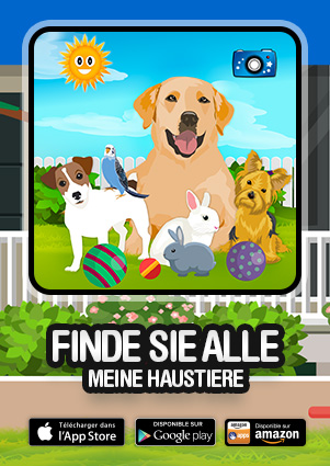 Finde sie alle: meine Haustiere
